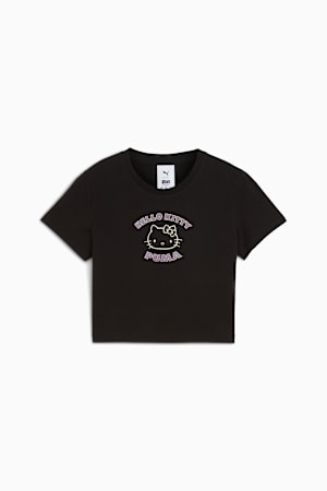PUMA x HELLO KITTY AND FRIENDS Graphic Baby Tee Women, PUMA Black, extralarge-GBR