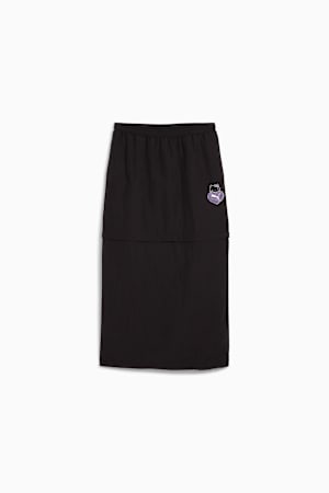 PUMA x HELLO KITTY AND FRIENDS Woven Maxi Skirt Women, PUMA Black, extralarge-GBR