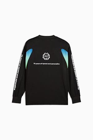 F1® Oversized Long Sleeve Tee Men, PUMA Black, extralarge-GBR