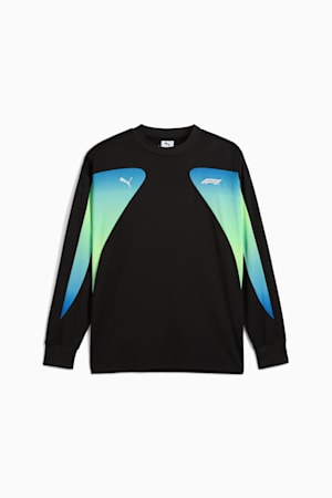 F1® Oversized Long Sleeve Tee Men, PUMA Black, extralarge-GBR