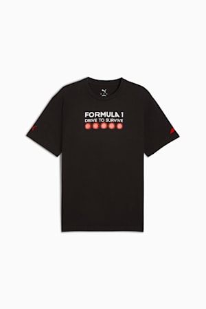 F1® Drive to Survive Graphic Tee Men, PUMA Black, extralarge-GBR