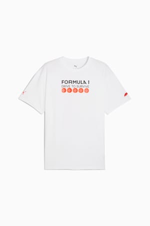 F1® Drive to Survive Graphic Tee Men, PUMA White, extralarge-GBR