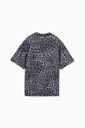 LEO LUXE Relaxed All-Over Print Woven Shirt Women, PUMA Black, extralarge-GBR