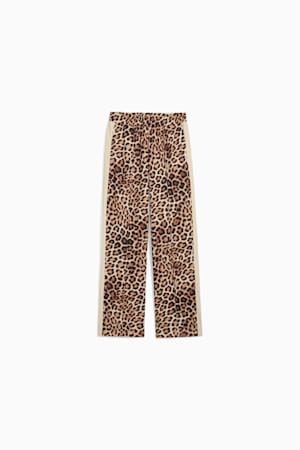 T7 LEO LUXE All-Over Print Straight Pants Women, Alpine Snow, extralarge-GBR