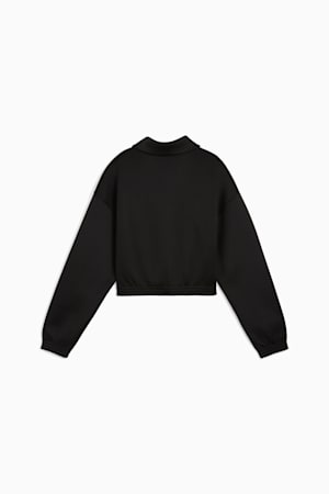 Relaxed Cropped Track Jacket Women, PUMA Black, extralarge-GBR