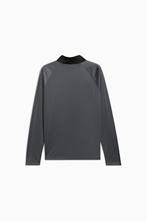 individualLIGA Quarter-Zip Top Men, Galactic Gray-Yellow Alert, extralarge-GBR