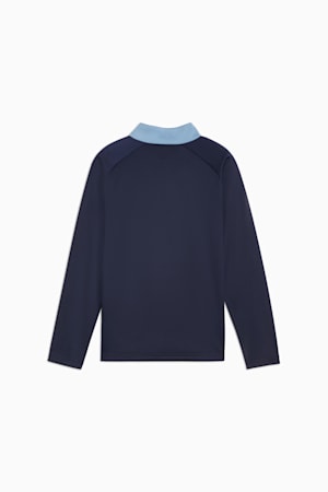 individualLIGA Quarter-Zip Top Youth, PUMA Navy-PUMA White-Zen Blue, extralarge-GBR