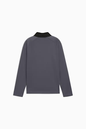individualLIGA Quarter-Zip Top Youth, Galactic Gray-Yellow Alert, extralarge-GBR