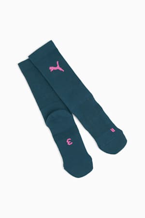 Football Crew Socks, Ocean Tropic-Poison Pink, extralarge-GBR