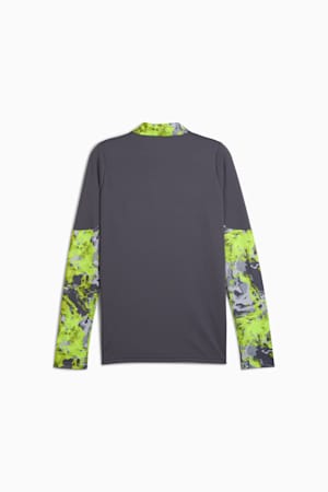 IndividualCUP Quarter-Zip Football Top Men, Galactic Gray, extralarge-GBR