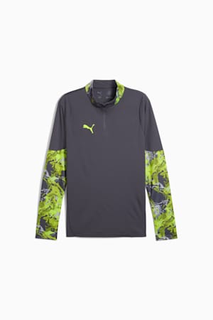 IndividualCUP Quarter-Zip Football Top Men, Galactic Gray, extralarge-GBR
