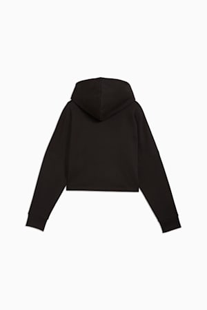 Essentials Logo Cropped Hoodie Youth, PUMA Black, extralarge-GBR