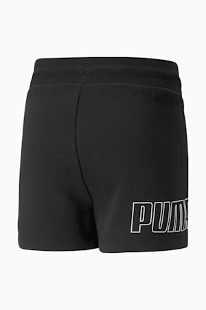 PUMA POWER High-Waist Shorts Youth, PUMA Black, extralarge-GBR