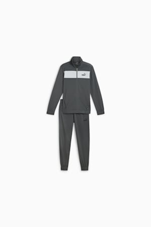 Men's Poly Tracksuit, Mineral Gray, extralarge-GBR