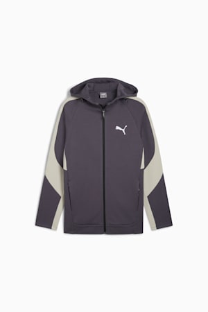 EVOSTRIPE Full-Zip Hoodie Men, Galactic Gray, extralarge-GBR