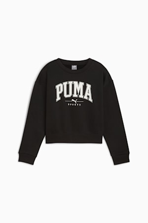 PUMA SQUAD Crew Sweat Youth, PUMA Black, extralarge-GBR