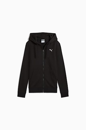 Essentials Full-Zip Hoodie Women, PUMA Black, extralarge-GBR