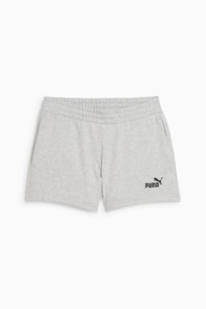 ESS Small No. 1 Logo 4'' Shorts Women, Light Gray Heather, extralarge-GBR