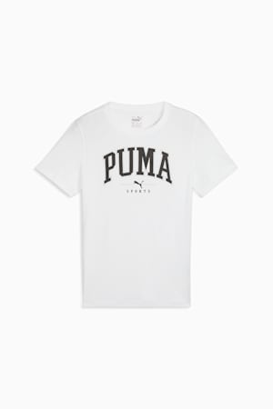 PUMA SQUAD Big Graphic Tee Youth, PUMA White, extralarge-GBR