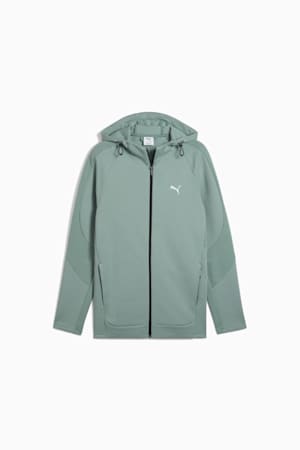 EVOSTRIPE Full-Zip Hoodie Men, Green Moon, extralarge-GBR