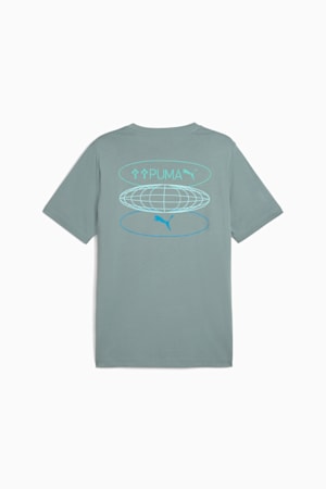 Graphics 3 Circles Tee Men, Green Moon, extralarge-GBR
