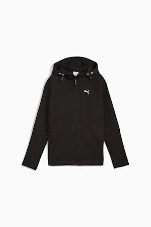 EVOSTRIPE Full-Zip Hoodie Women, PUMA Black, extralarge-GBR