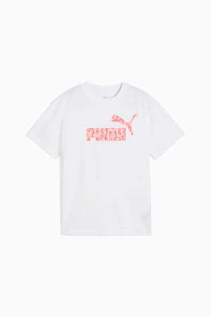 Essentials Animal Logo Infill Tee Youth, PUMA White, extralarge-GBR