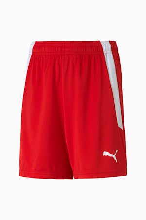 teamLIGA Football Shorts Youth, Puma Red-Puma White, extralarge-GBR