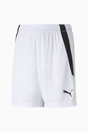 teamLIGA Football Shorts Youth, Puma White-Puma Black, extralarge-GBR