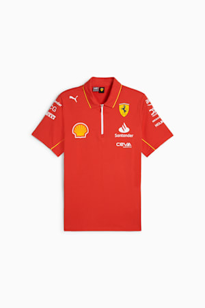 Scuderia Ferrari Team Men's Polo, Burnt Red, extralarge-GBR