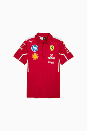 Scuderia Ferrari HP 2025 Team Polo Men, Dark Cherry, extralarge-GBR