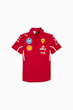Scuderia Ferrari HP 2025 Team Polo Men, Dark Cherry, extralarge-GBR