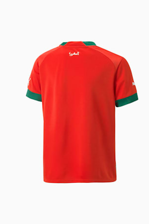 Morocco Home 22/23 Replica Jersey Youth, Puma Red-Power Green, extralarge-GBR