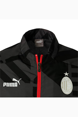 A.C. Milan Pre-match Football Jacket Men, Puma Black-Asphalt, extralarge-GBR