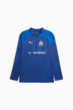 Olympique de Marseille Football Training Quarter-Zip, Clyde Royal-PUMA Team Royal-Sun Glitter, extralarge-GBR