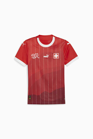 Switzerland 23/24 Women's World Cup Home Jersey, PUMA Red-PUMA White, extralarge-GBR