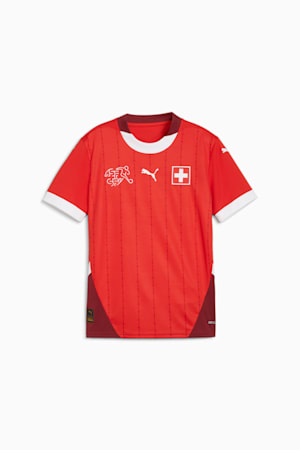 Switzerland Football 2024 Youth Home Jersey, PUMA Red-Team Regal Red, extralarge-GBR