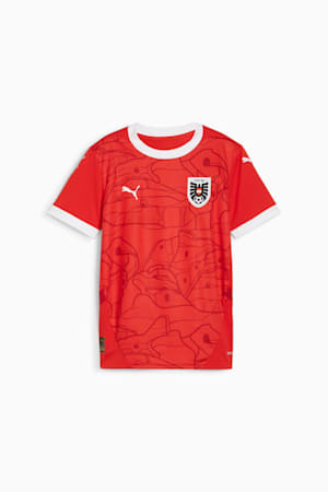 Austria 2024 Home Jersey Youth, PUMA Red-Chili Pepper, extralarge-GBR