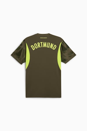 Borussia Dortmund 24/25 Goalkeeper Short Sleeve Jersey Men, Olive Drab-Myrtle, extralarge-GBR