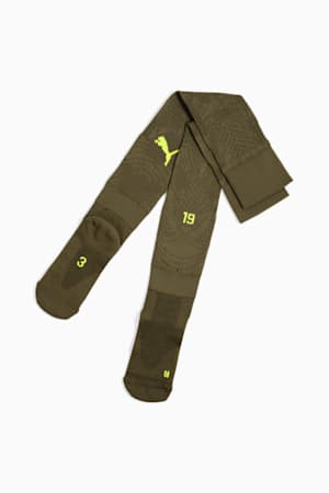 Borussia Dortmund Goalkeeper Socks Men, Olive Drab-Myrtle, extralarge-GBR