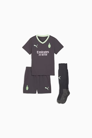 AC Milan 24/25 Third Minikit Kids, Shadow Gray-Fresh Mint, extralarge-GBR
