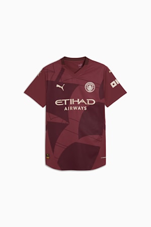 Manchester City 24/25 Authentic Third Jersey Men, Dark Jasper, extralarge-GBR