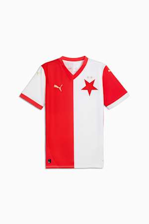 SK Slavia Praha 24/25 Home Jersey Men, PUMA White-PUMA Red, extralarge-GBR