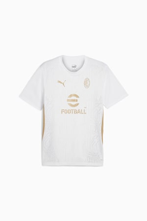 AC Milan Training Jersey Men, PUMA White-Matte Puma Gold, extralarge-GBR