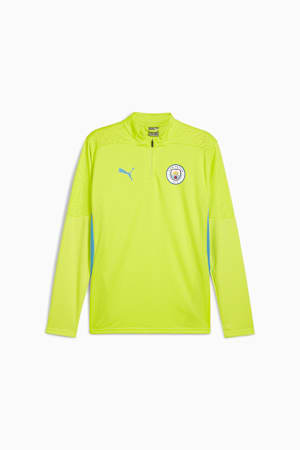 Manchester City Quarter-Zip Training Top Men, Yellow Glow-Magic Blue, extralarge-GBR