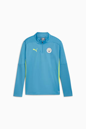 Manchester City Quarter-Zip Training Top Youth, Magic Blue-Yellow Glow, extralarge-GBR