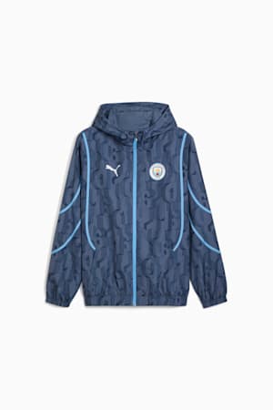 Manchester City Pre-match Woven Jacket Men, Inky Blue-Team Light Blue, extralarge-GBR