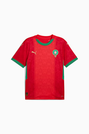 Morocco 2025 Home Jersey Men, PUMA Red-Archive Green, extralarge-GBR