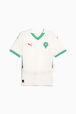 Morocco 2025 Away Jersey Men, PUMA White-Fast Green-PUMA Red, extralarge-GBR