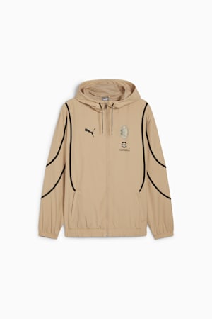 AC Milan Pre-match Woven Jacket Men, Prairie Tan-PUMA Black, extralarge-GBR